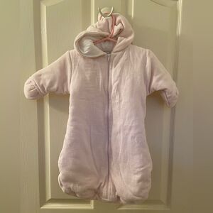 Kissy Kissy Bunting Sack Bag Pink Hooded Baby Girls Size O/S